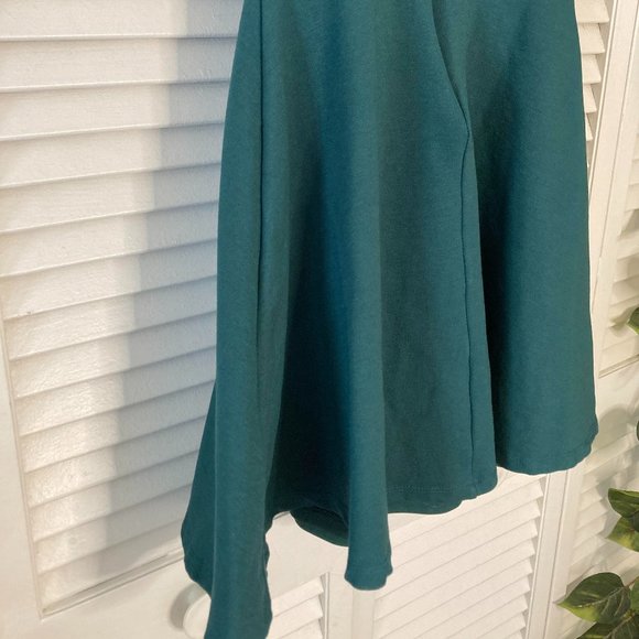 Lulu's Season of Fun Forest Green Off-the-Shoulder Skater Dress XS - Picture 6 of 7